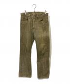 SUGAR CANEシュガーケーン）の古着「デニムパンツ」｜グリーン