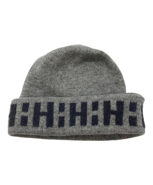 HERMES（エルメス）HERMES (エルメス) ニット帽 グレーの古着・服飾アイテム
