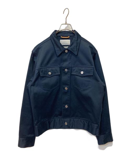 TOMORROW LAND（トゥモローランド）TOMORROW LAND (トゥモローランド) コットンサテン トラッカージャケット ネイビー サイズ:Ｍの古着・服飾アイテム
