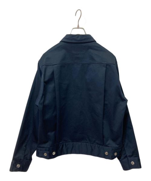 TOMORROW LAND（トゥモローランド）TOMORROW LAND (トゥモローランド) コットンサテン トラッカージャケット ネイビー サイズ:Ｍの古着・服飾アイテム