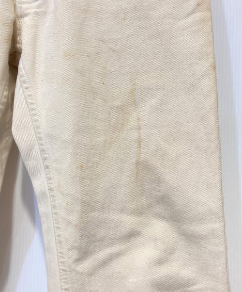 HELMUT LANG（ヘルムートラング）HELMUT LANG (ヘルムートラング) サビ加工デニムパンツ ベージュ サイズ:29の古着・服飾アイテム