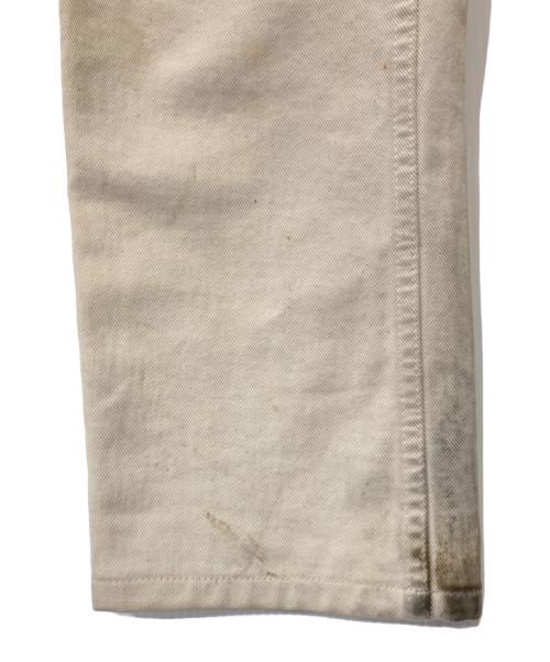 HELMUT LANG（ヘルムートラング）HELMUT LANG (ヘルムートラング) サビ加工デニムパンツ ベージュ サイズ:29の古着・服飾アイテム