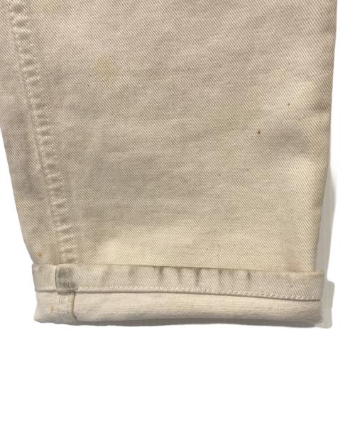 HELMUT LANG（ヘルムートラング）HELMUT LANG (ヘルムートラング) サビ加工デニムパンツ ベージュ サイズ:29の古着・服飾アイテム