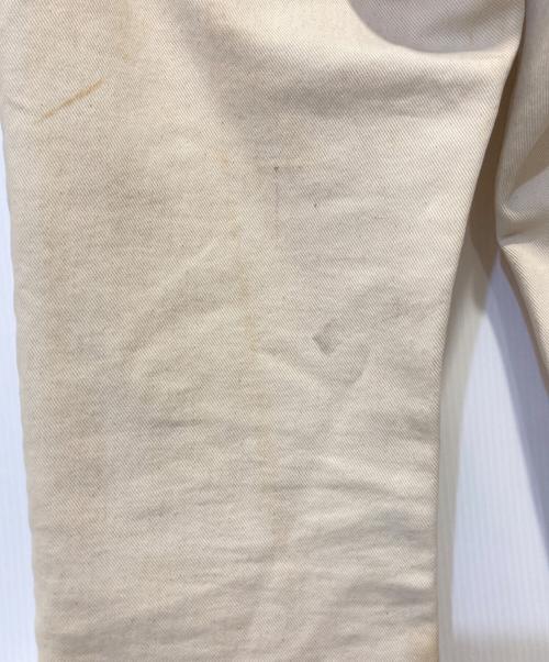 HELMUT LANG（ヘルムートラング）HELMUT LANG (ヘルムートラング) サビ加工デニムパンツ ベージュ サイズ:29の古着・服飾アイテム