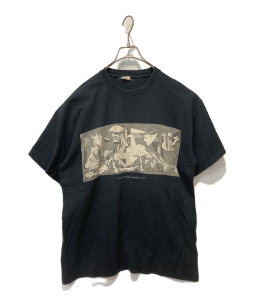 古着（フルギ）古着 (フルギ) プリントTシャツ ブラック サイズ:XLの古着・服飾アイテム