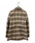 Traditional Weatherwear (トラディショナルウェザーウェア) チェックダブルジャケット ブラウン サイズ:34：9000円