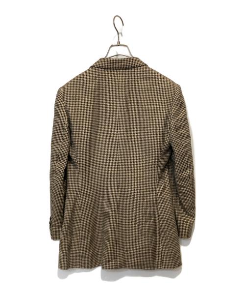 RALPH LAUREN（ラルフローレン）RALPH LAUREN (ラルフローレン) 千鳥格子テーラードジャケット ブラウン サイズ:9の古着・服飾アイテム