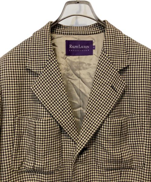 RALPH LAUREN（ラルフローレン）RALPH LAUREN (ラルフローレン) 千鳥格子テーラードジャケット ブラウン サイズ:9の古着・服飾アイテム