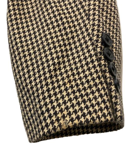 RALPH LAUREN（ラルフローレン）RALPH LAUREN (ラルフローレン) 千鳥格子テーラードジャケット ブラウン サイズ:9の古着・服飾アイテム