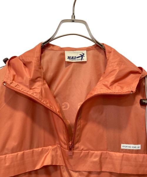 HAI SPORTING GEAR（ハイスポーツギア）HAI SPORTING GEAR (ハイスポーツギア) ナイロンアノラックパーカー オレンジ サイズ:Ｍの古着・服飾アイテム