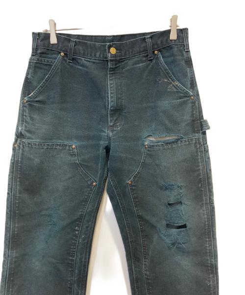 CarHartt（カーハート）CarHartt (カーハート) ダブルニーパンツ ネイビー サイズ:32 × 32の古着・服飾アイテム