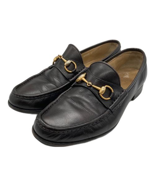 GUCCI（グッチ）GUCCI (グッチ) ホースビットローファー ダークブラウン サイズ:43 1/2 Eの古着・服飾アイテム
