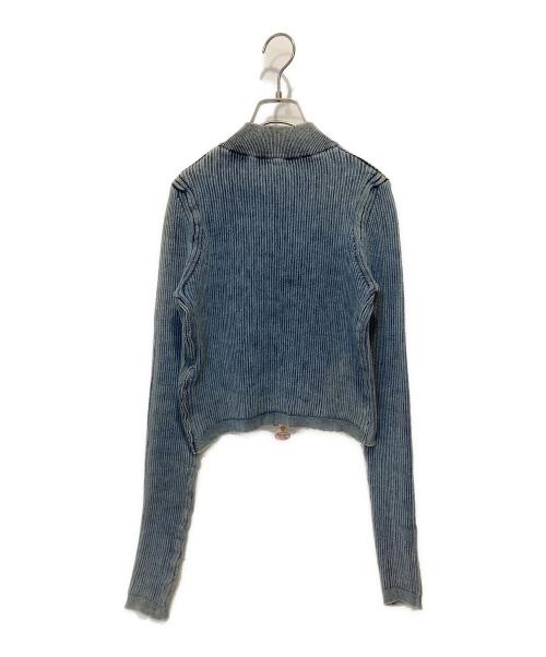 DIESEL（ディーゼル）DIESEL (ディーゼル) M-Anafi リブジップトップ ブルー サイズ:Mの古着・服飾アイテム