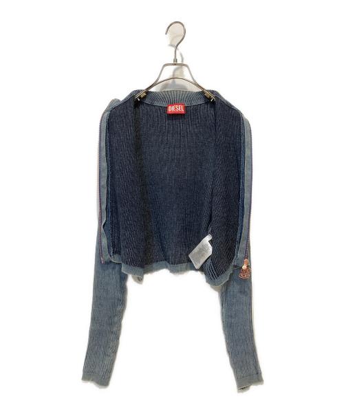 DIESEL（ディーゼル）DIESEL (ディーゼル) M-Anafi リブジップトップ ブルー サイズ:Mの古着・服飾アイテム