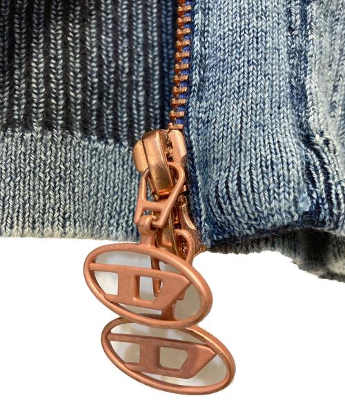 DIESEL（ディーゼル）DIESEL (ディーゼル) M-Anafi リブジップトップ ブルー サイズ:Mの古着・服飾アイテム