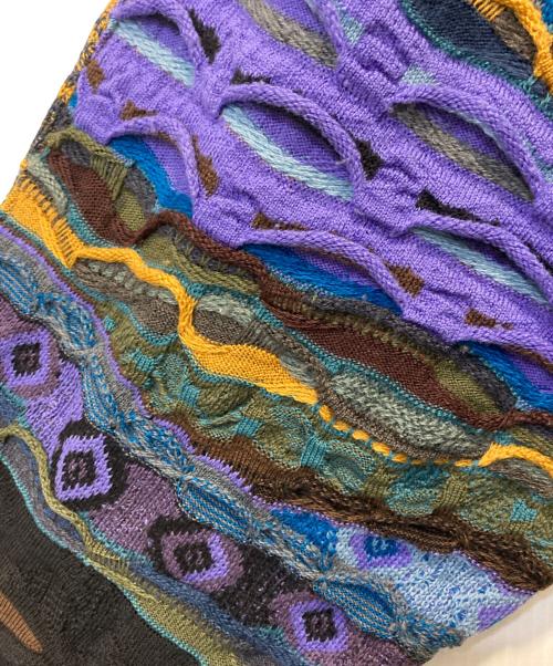 Coogi（クージー）Coogi (クージー) ３Dニットデザインニット マルチカラー サイズ:Mの古着・服飾アイテム
