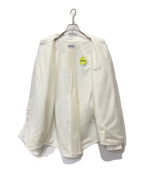 SETINN（セットイン）setinn (セットイン) 長袖シャツ ホワイト サイズ:Ｌの古着・服飾アイテム