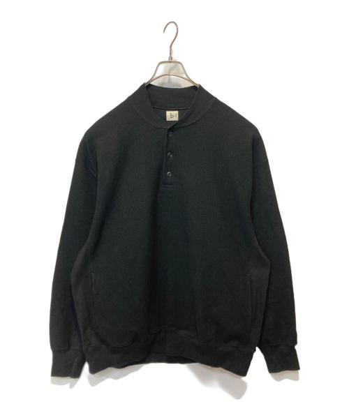 BLURHMS（ブラームス）blurhms (ブラームス) ヘンリーネックカットソー ブラック サイズ:表記無しの古着・服飾アイテム