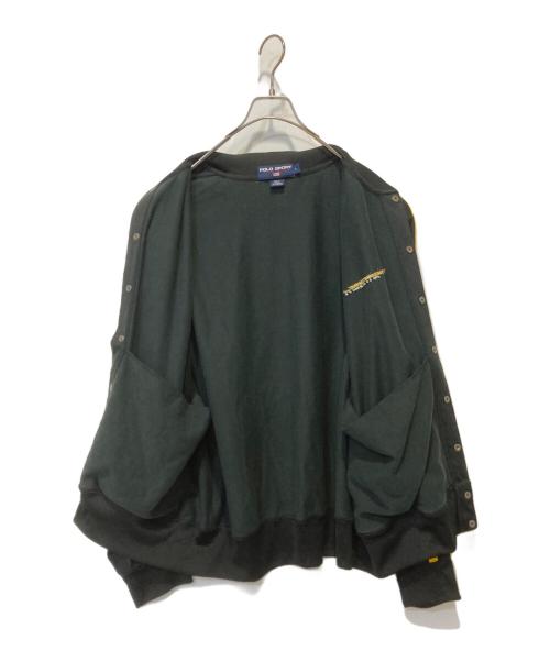 POLO SPORT（ポロスポーツ）POLO SPORT (ポロスポーツ) スナップトラックジャケット ブラック サイズ:Ｌの古着・服飾アイテム