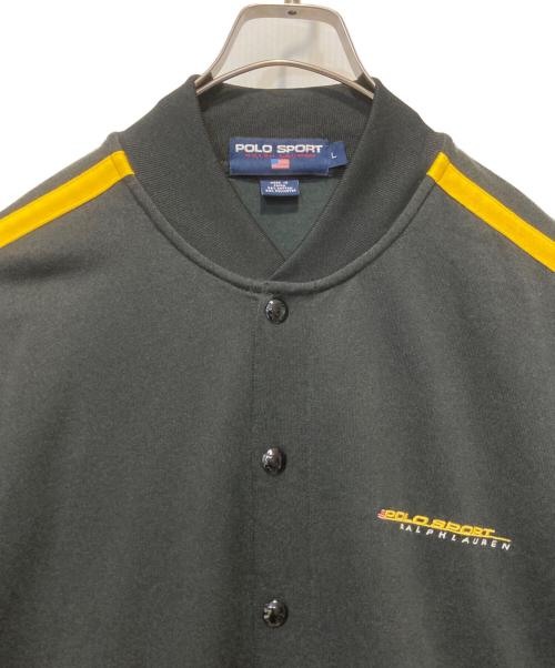POLO SPORT（ポロスポーツ）POLO SPORT (ポロスポーツ) スナップトラックジャケット ブラック サイズ:Ｌの古着・服飾アイテム