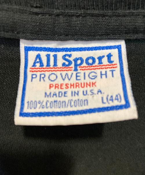 USED（ユーズド）USED (ユーズド) プリントTシャツ ブラック サイズ:Lの古着・服飾アイテム