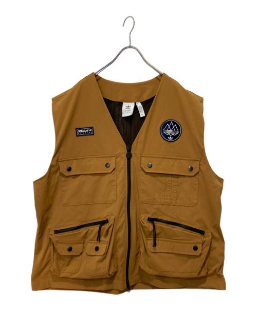 adidas（アディダス）adidas (アディダス) Wardour SPZL Vest ブラウン サイズ:4XLの古着・服飾アイテム