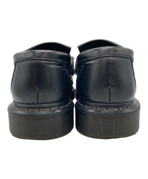 Dr.Martens（ドクターマーチン）Dr.Martens (ドクターマーチン) ADRIAN ホワイト ステッチ ローファー ブラック サイズ:UK9の古着・服飾アイテム