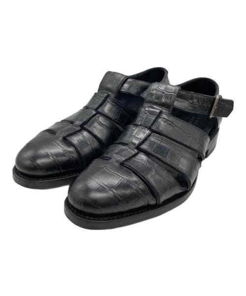 BARNEYS NEWYORK（バーニーズ・ニューヨーク）BARNEYS NEWYORK (バーニーズ・ニューヨーク) グルカサンダル ブラック サイズ:Sの古着・服飾アイテム