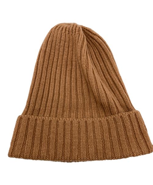 Vivienne Westwood man（ヴィヴィアン ウェストウッド マン）Vivienne Westwood man (ヴィヴィアン ウェストウッド マン) オーブロゴニット帽 ベージュの古着・服飾アイテム