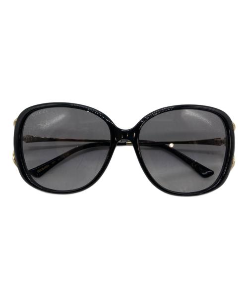 GUCCI（グッチ）GUCCI (グッチ) サングラス ブラック サイズ:58□16の古着・服飾アイテム