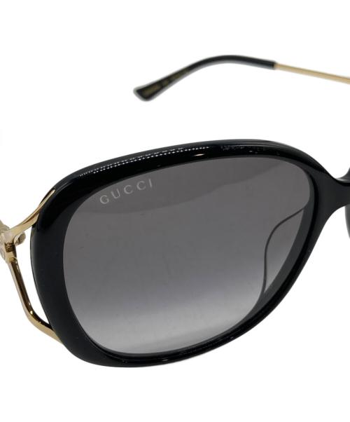 GUCCI（グッチ）GUCCI (グッチ) サングラス ブラック サイズ:58□16の古着・服飾アイテム