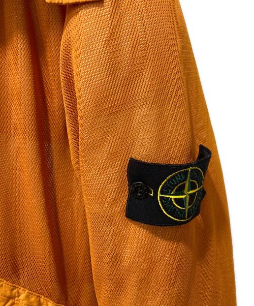 STONE ISLAND（ストーンアイランド）STONE ISLAND (ストーンアイランド) 03AW Paul Harvey 期polyester mesh down オレンジ サイズ:Ｍの古着・服飾アイテム