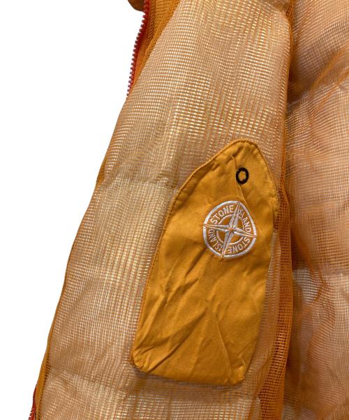 STONE ISLAND（ストーンアイランド）STONE ISLAND (ストーンアイランド) 03AW Paul Harvey 期polyester mesh down オレンジ サイズ:Ｍの古着・服飾アイテム