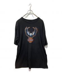 HARLEY-DAVIDSON（ハーレーダビッドソン）の古着「イーグルプリントTシャツ」｜ブラック