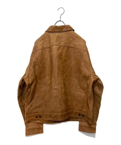 GAP（ギャップ）GAP (ギャップ) レザージャケット ブラウン サイズ:XLの古着・服飾アイテム