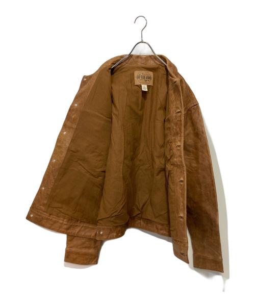 GAP（ギャップ）GAP (ギャップ) レザージャケット ブラウン サイズ:XLの古着・服飾アイテム