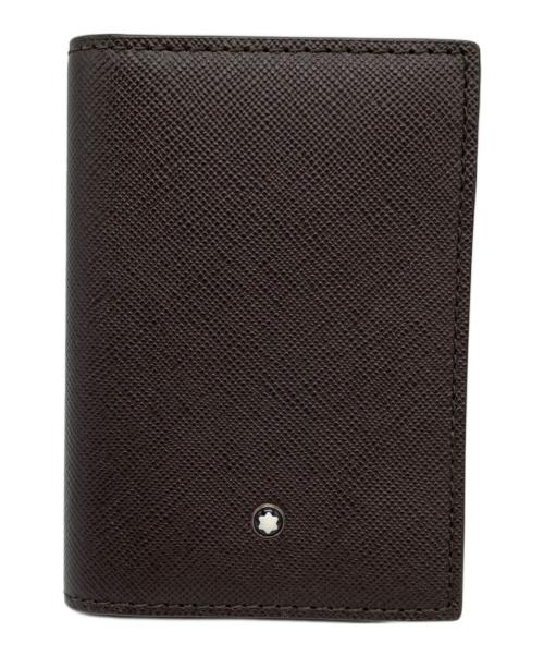 MONTBLANC（モンブラン）MONTBLANC (モンブラン) カードケース ブラウンの古着・服飾アイテム