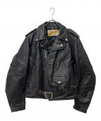 Schottショット）の古着「ダブルライダースジャケット」｜ブラック