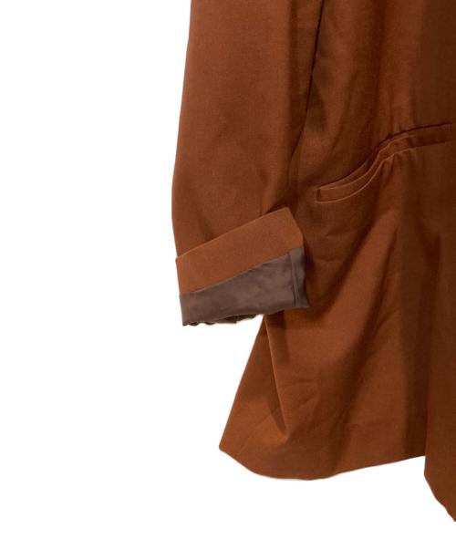 Dulcamara（ドゥルカマラ）Dulcamara (ドゥルカマラ) よそいき ダブルジャケット ブラウン サイズ:１の古着・服飾アイテム