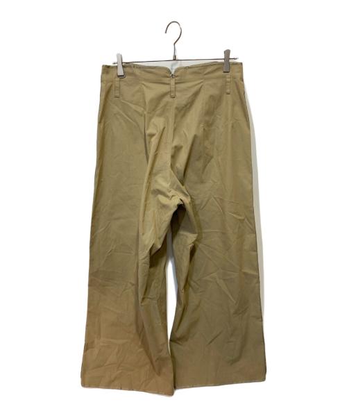 im here（アイムヒアー）im here (アイムヒアー) インサイドアウトワイドパンツ ベージュ サイズ:Sの古着・服飾アイテム