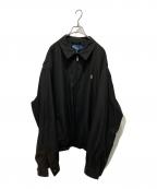 POLO RALPH LAURENポロ・ラルフローレン）の古着「スイングトップ」｜ブラック