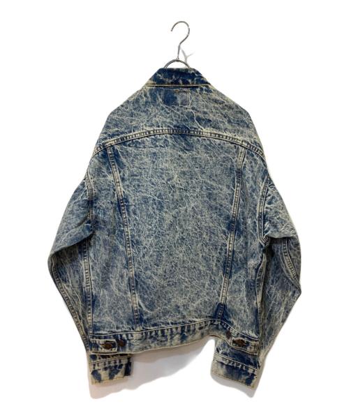 LEVI'S（リーバイス）LEVI'S (リーバイス) ケミカルウォッシュデニムジャケット ブルー サイズ:Ｌの古着・服飾アイテム