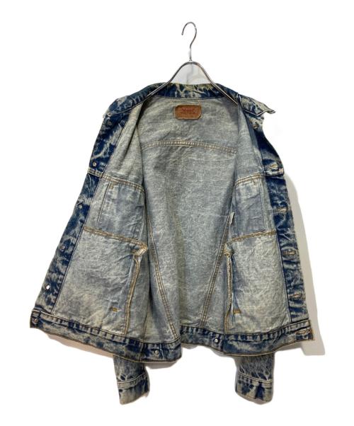LEVI'S（リーバイス）LEVI'S (リーバイス) ケミカルウォッシュデニムジャケット ブルー サイズ:Ｌの古着・服飾アイテム