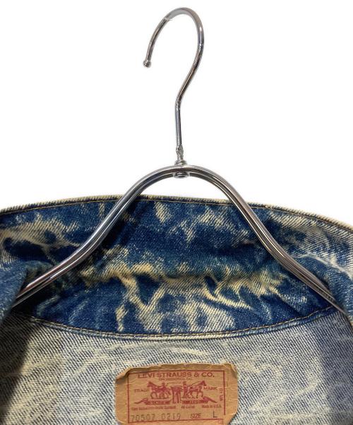 LEVI'S（リーバイス）LEVI'S (リーバイス) ケミカルウォッシュデニムジャケット ブルー サイズ:Ｌの古着・服飾アイテム