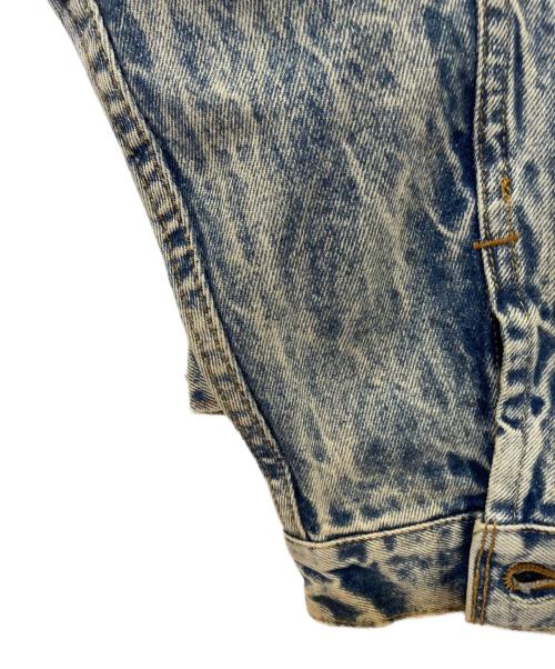 LEVI'S（リーバイス）LEVI'S (リーバイス) ケミカルウォッシュデニムジャケット ブルー サイズ:Ｌの古着・服飾アイテム