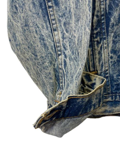LEVI'S（リーバイス）LEVI'S (リーバイス) ケミカルウォッシュデニムジャケット ブルー サイズ:Ｌの古着・服飾アイテム