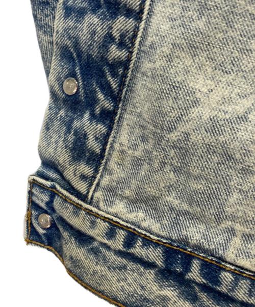 LEVI'S（リーバイス）LEVI'S (リーバイス) ケミカルウォッシュデニムジャケット ブルー サイズ:Ｌの古着・服飾アイテム