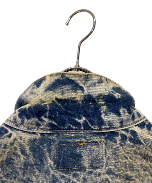 LEVI'S（リーバイス）LEVI'S (リーバイス) ケミカルウォッシュデニムジャケット ブルー サイズ:Ｌの古着・服飾アイテム