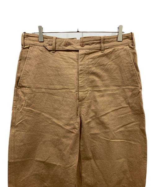 ULTERIOR（アルテリア）ULTERIOR (アルテリア) WASHED BIZEN TWILL MILITARY PANTS ブラウン サイズ:4の古着・服飾アイテム