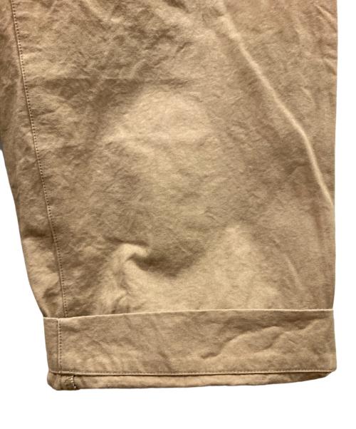 ULTERIOR（アルテリア）ULTERIOR (アルテリア) WASHED BIZEN TWILL MILITARY PANTS ブラウン サイズ:4の古着・服飾アイテム